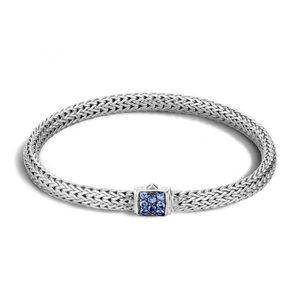 John Hardy Silver and Sapphire Bracelet